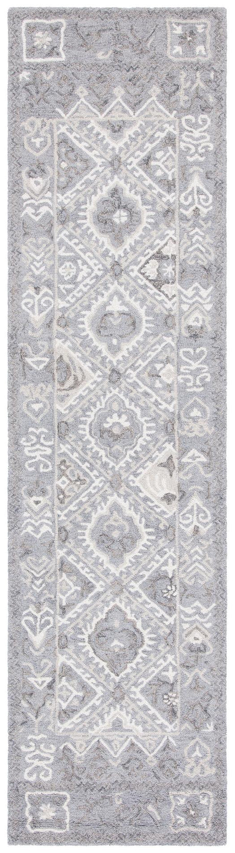 Safavieh Micro-Loop Mlp517G Ivory/Grey Rugs.