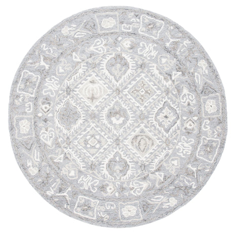 Safavieh Micro-Loop Mlp517G Ivory/Grey Rugs.