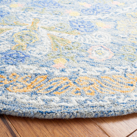 Safavieh Micro-Loop Mlp522M Blue/Green Rugs.