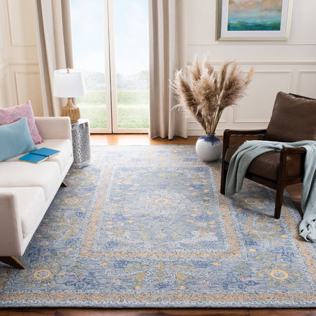 Safavieh Micro-Loop Mlp522M Blue/Green Rugs.