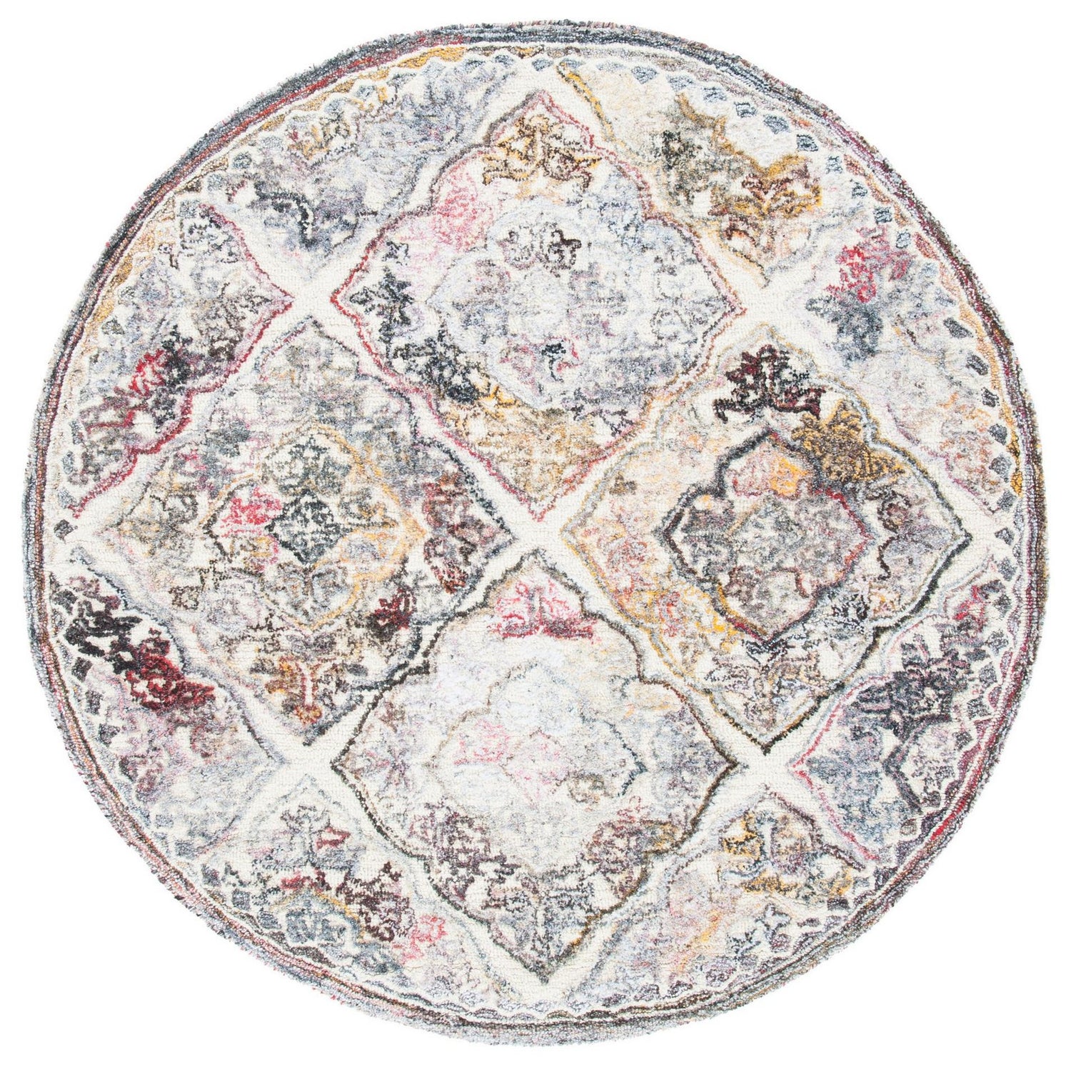 Safavieh Micro-Loop Mlp523F Grey/Ivory Rugs.