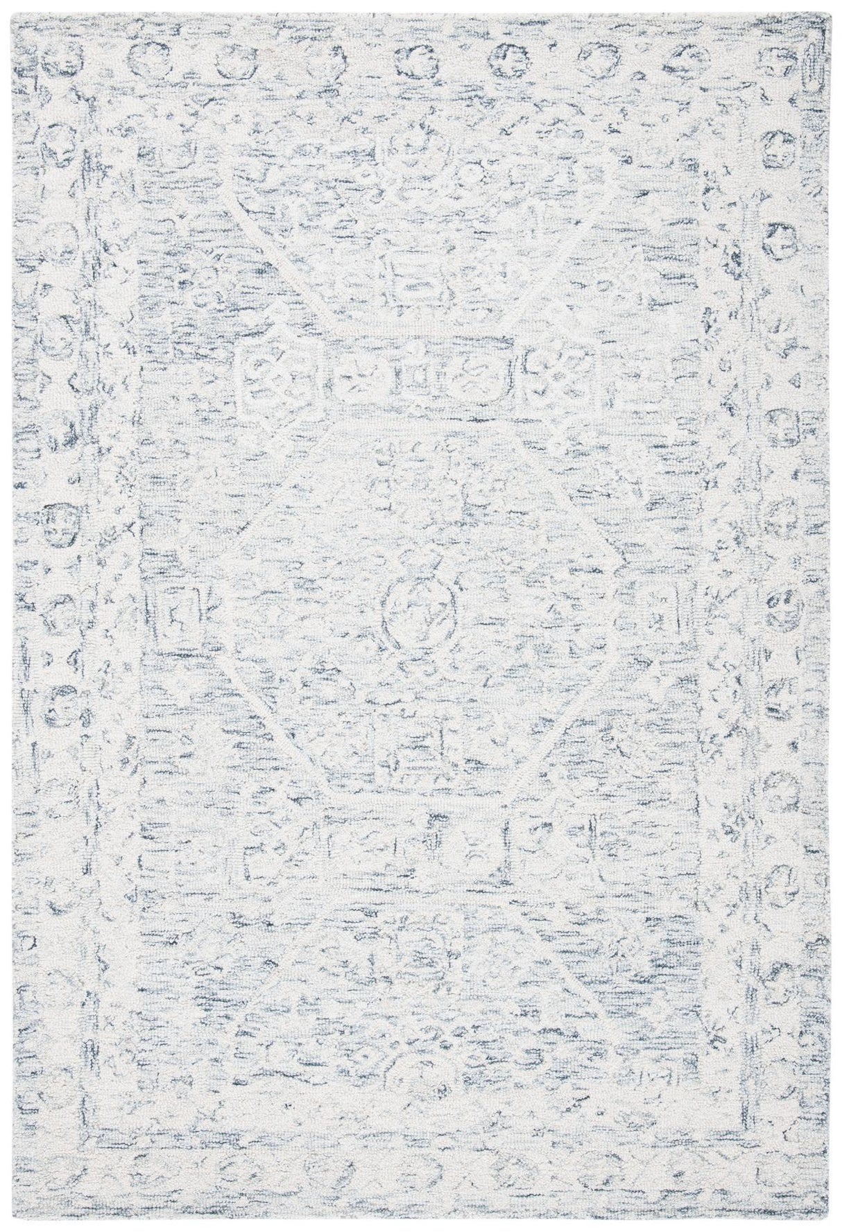 Safavieh Micro-Loop Mlp524H Charcoal/Ivory Rugs.