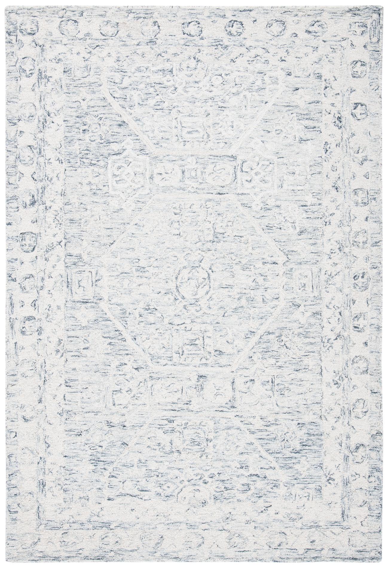 Safavieh Micro-Loop Mlp524H Charcoal/Ivory Rugs.