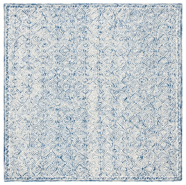 Safavieh Micro-Loop Mlp526N Navy/Ivory Rugs.