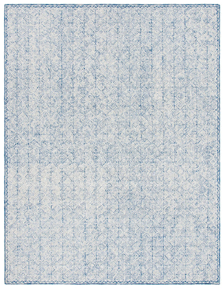 Safavieh Micro-Loop Mlp526N Navy/Ivory Rugs.