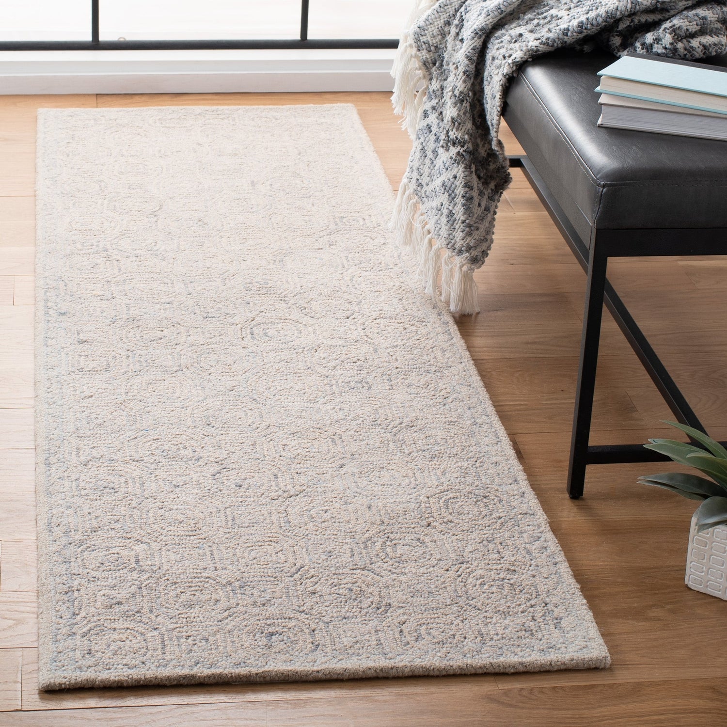 Safavieh Micro-Loop Mlp527G Silver/Grey Rugs.