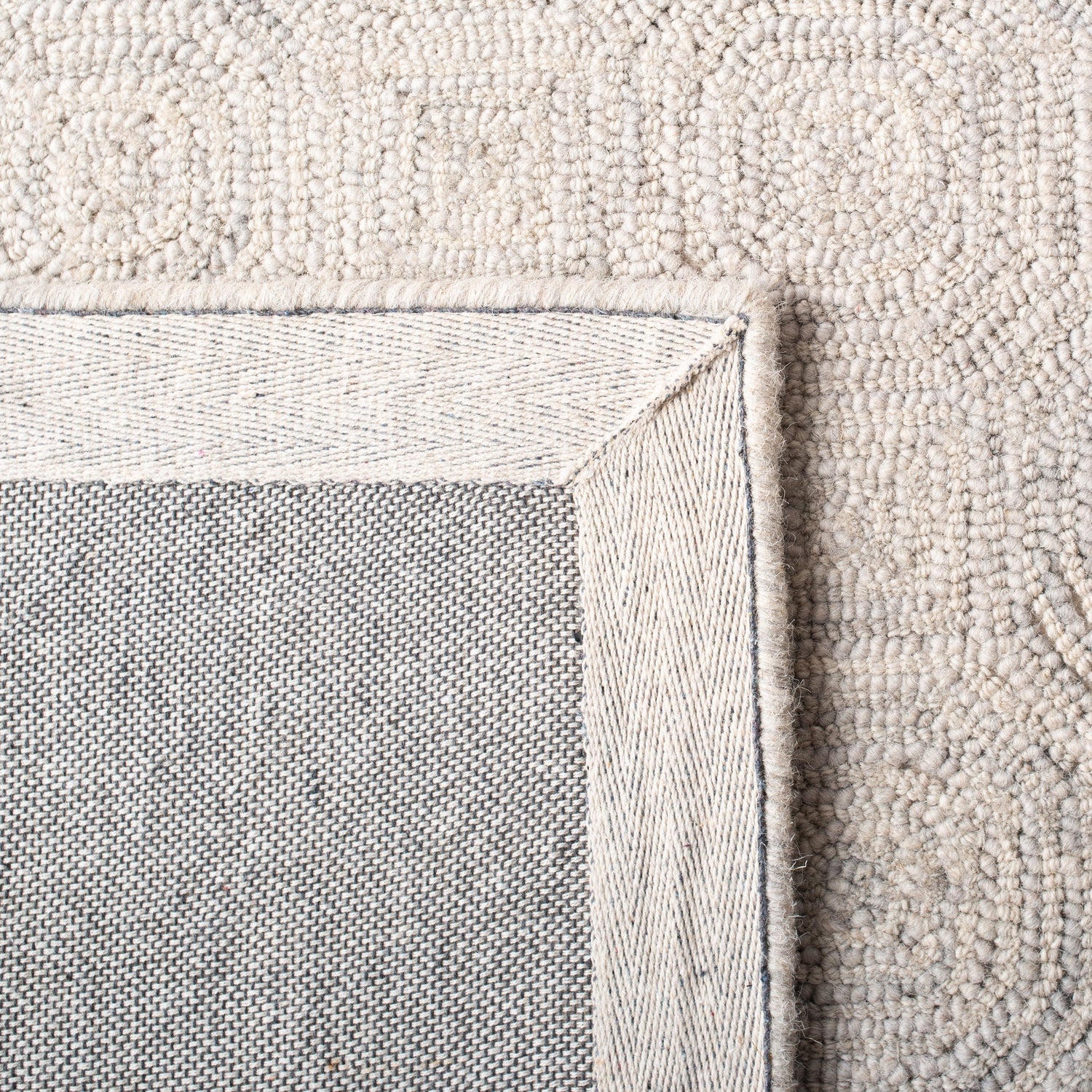 Safavieh Micro-Loop Mlp527G Silver/Grey Rugs.