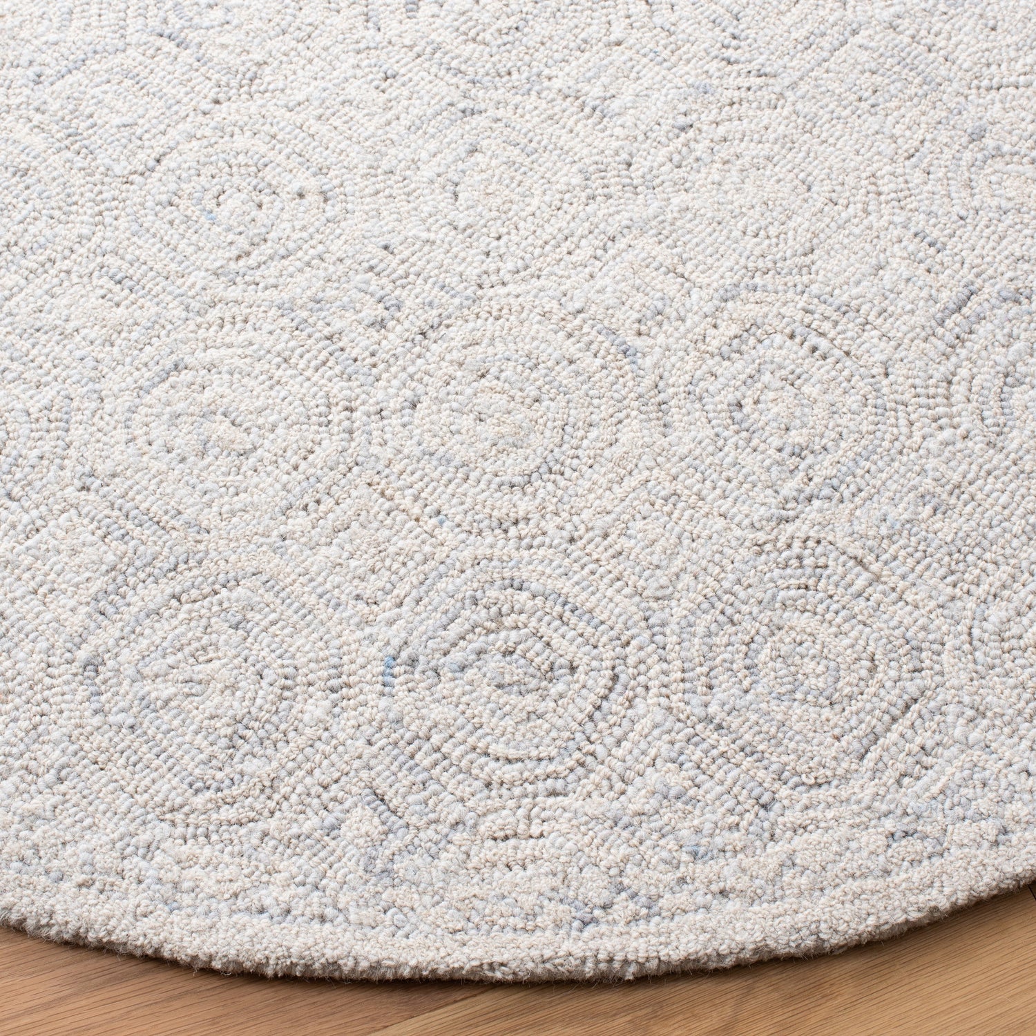 Safavieh Micro-Loop Mlp527G Silver/Grey Rugs.