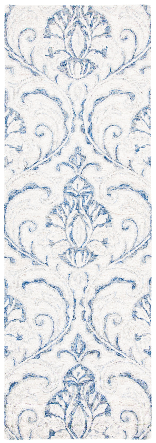 Safavieh Micro-Loop Mlp532A Ivory/Blue Rugs.