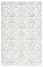 Safavieh Micro-Loop Mlp532A Ivory/Blue Rugs.