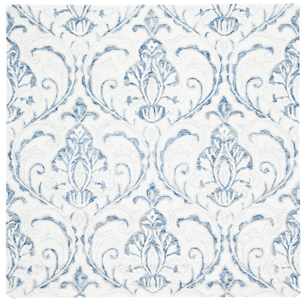 Safavieh Micro-Loop Mlp532A Ivory/Blue Rugs.