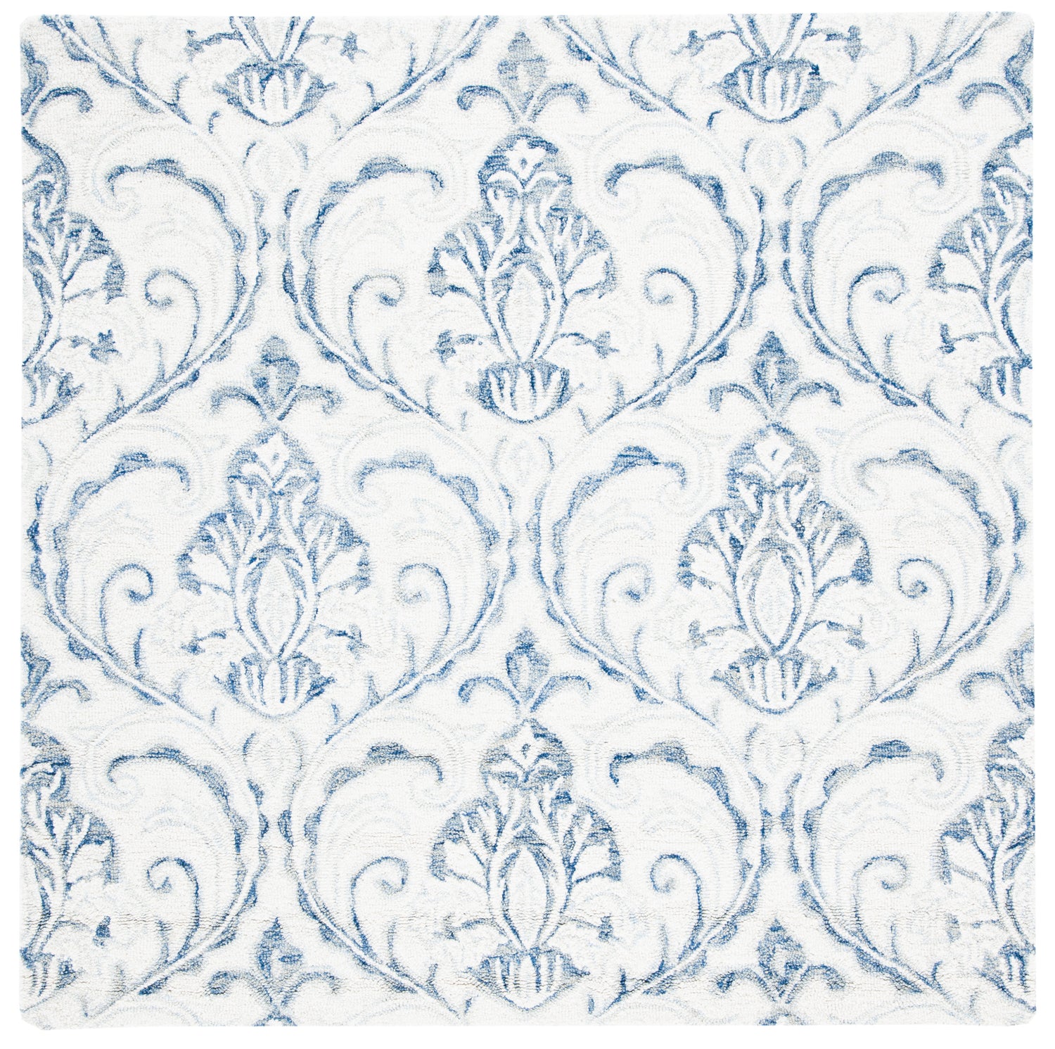 Safavieh Micro-Loop Mlp532A Ivory/Blue Rugs.