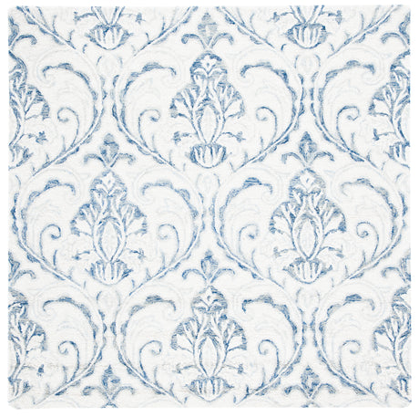 Safavieh Micro-Loop Mlp532A Ivory/Blue Rugs.