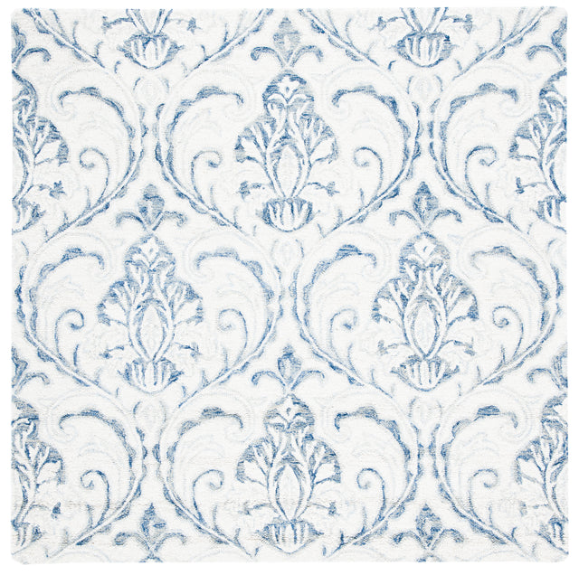 Safavieh Micro-Loop Mlp532A Ivory/Blue Rugs.