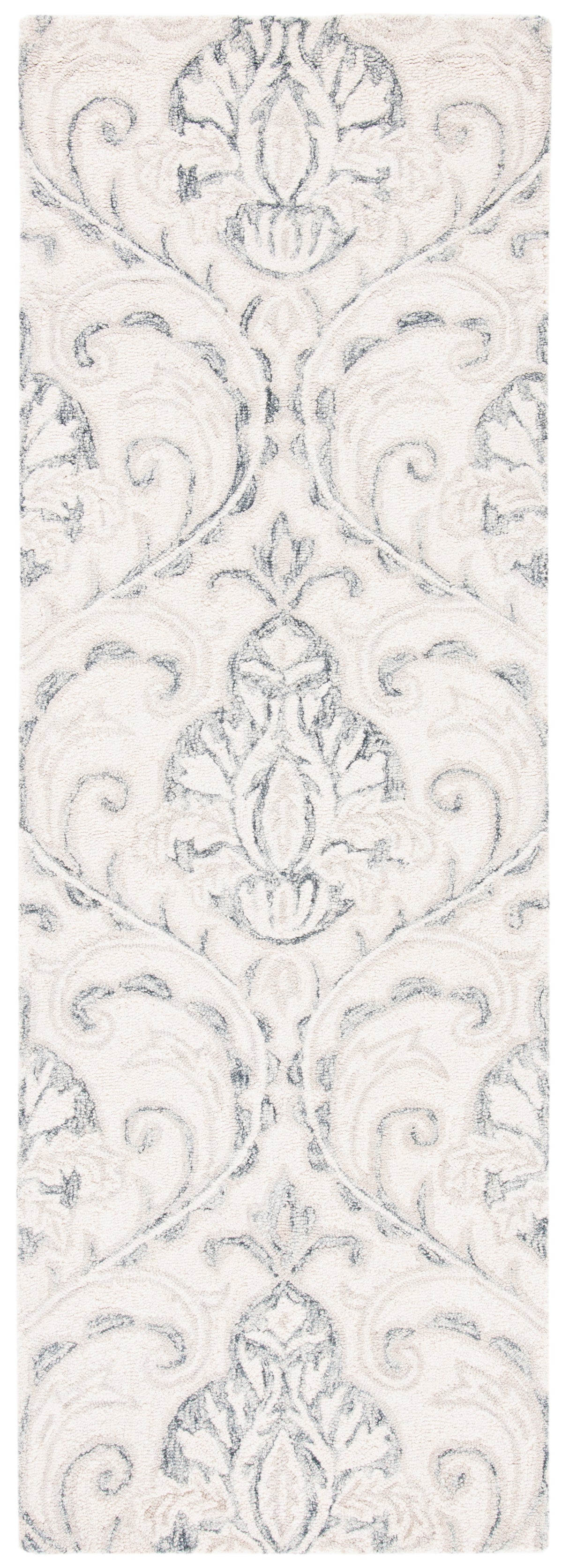 Safavieh Micro-Loop Mlp532F Ivory/Grey Rugs.