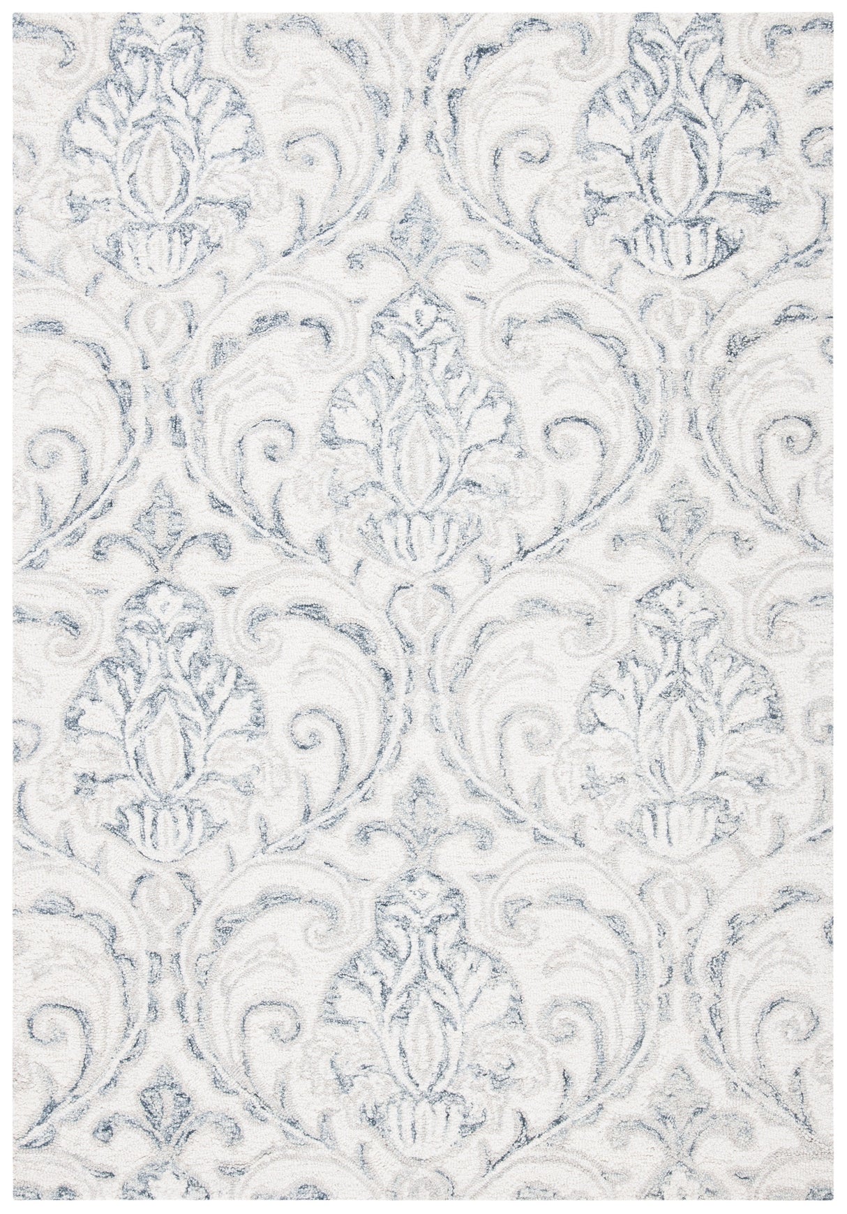 Safavieh Micro-Loop Mlp532F Ivory/Grey Rugs.