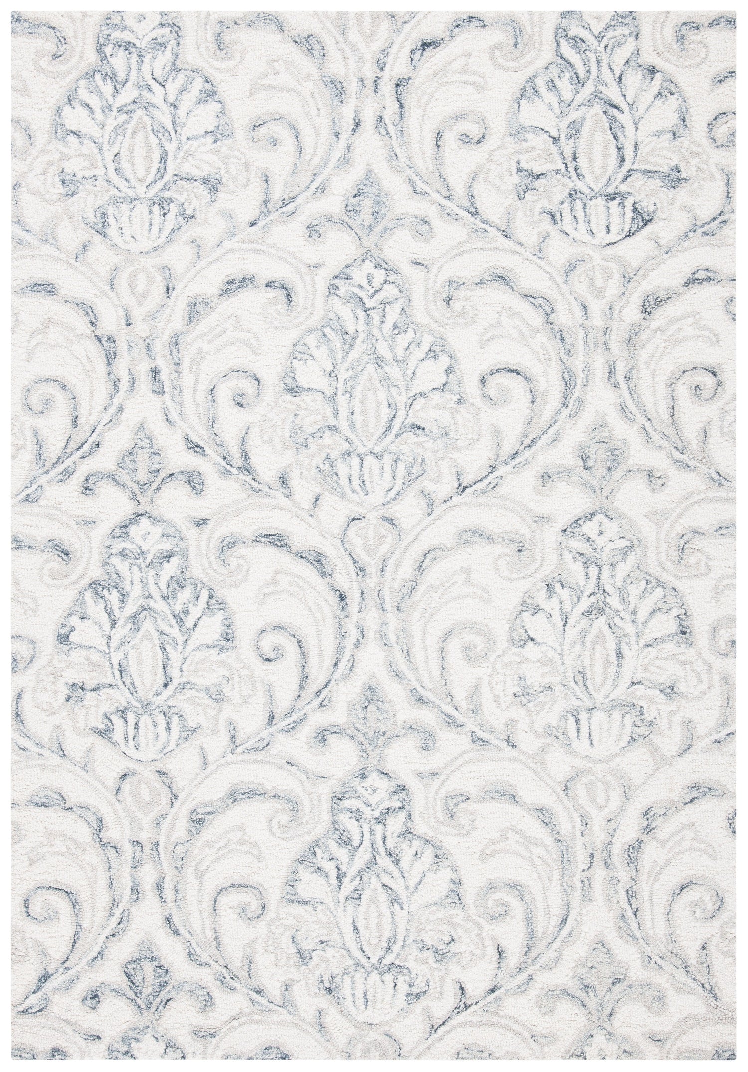 Safavieh Micro-Loop Mlp532F Ivory/Grey Rugs.