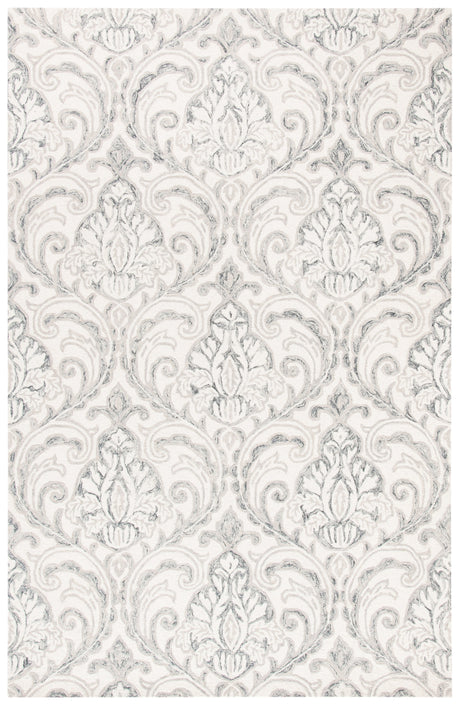 Safavieh Micro-Loop Mlp532F Ivory/Grey Rugs.