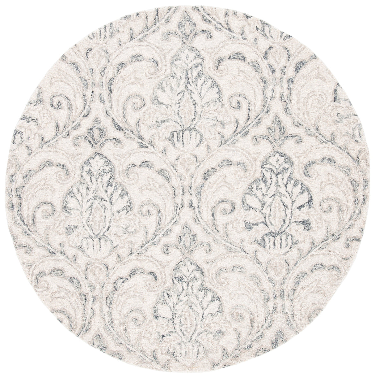 Safavieh Micro-Loop Mlp532F Ivory/Grey Rugs.
