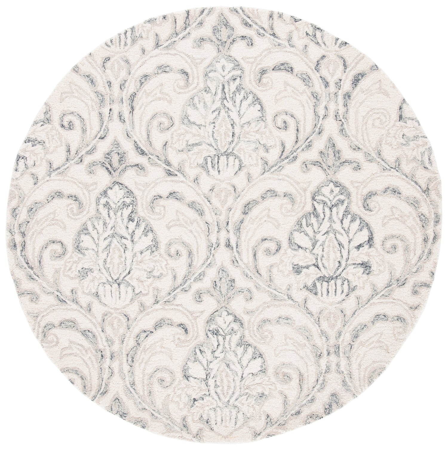 Safavieh Micro-Loop Mlp532F Ivory/Grey Rugs.