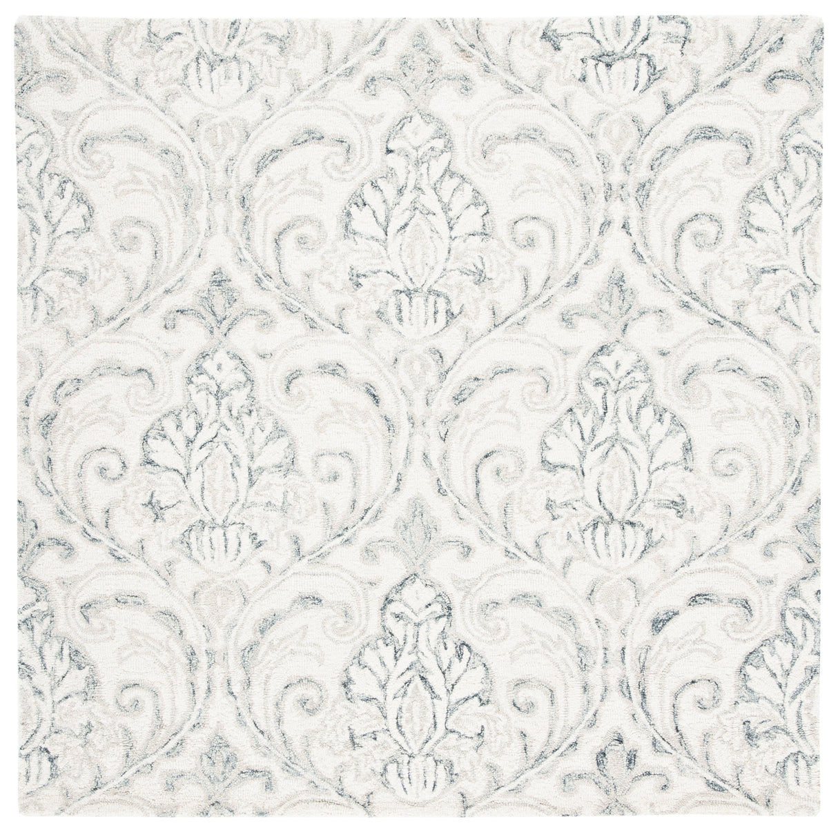 Safavieh Micro-Loop Mlp532F Ivory/Grey Rugs.