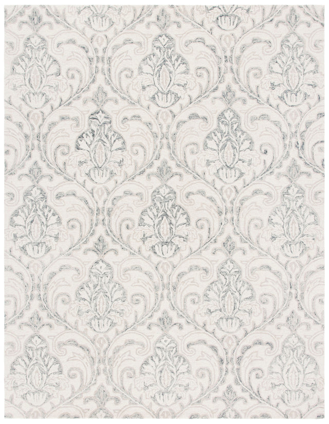 Safavieh Micro-Loop Mlp532F Ivory/Grey Rugs.