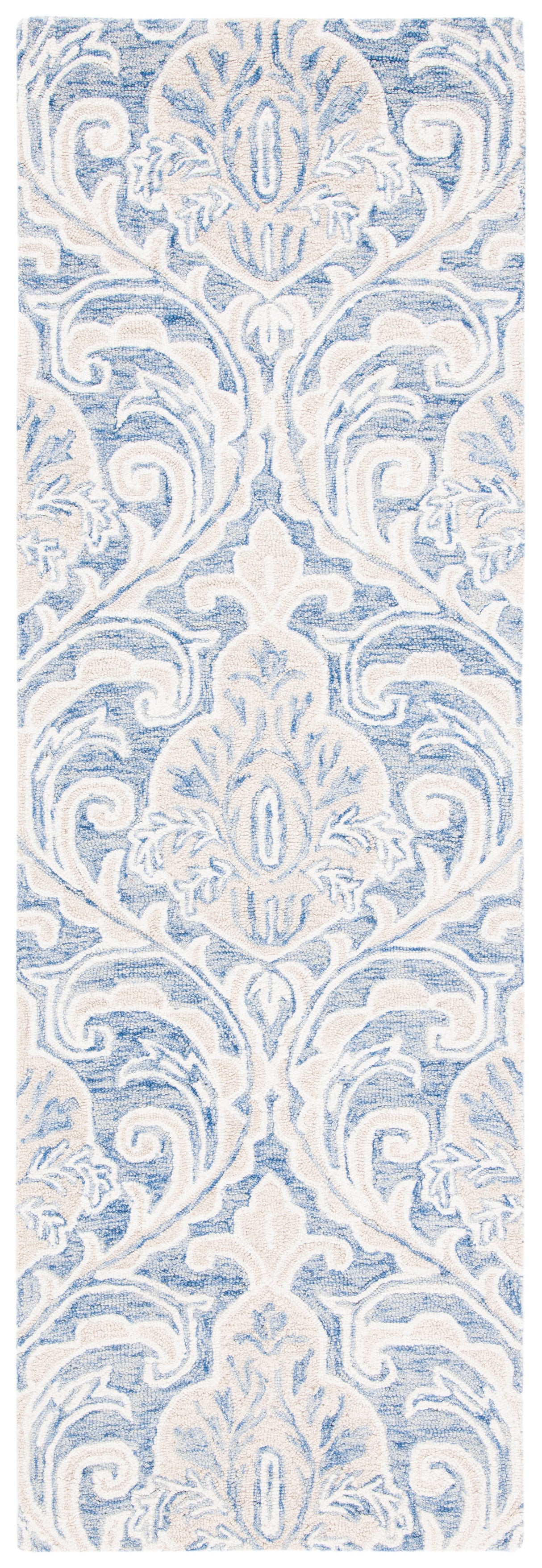 Safavieh Micro-Loop Mlp532M Blue/Ivory Rugs.