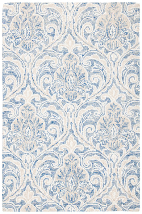 Safavieh Micro-Loop Mlp532M Blue/Ivory Rugs.