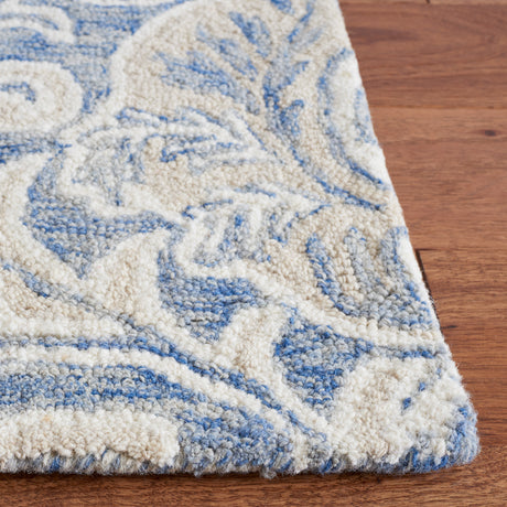 Safavieh Micro-Loop Mlp532M Blue/Ivory Rugs.