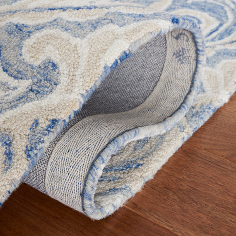 Safavieh Micro-Loop Mlp532M Blue/Ivory Rugs.