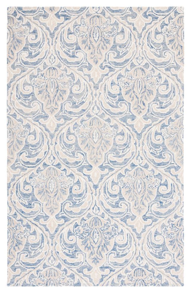 Safavieh Micro-Loop Mlp532M Blue/Ivory Rugs.