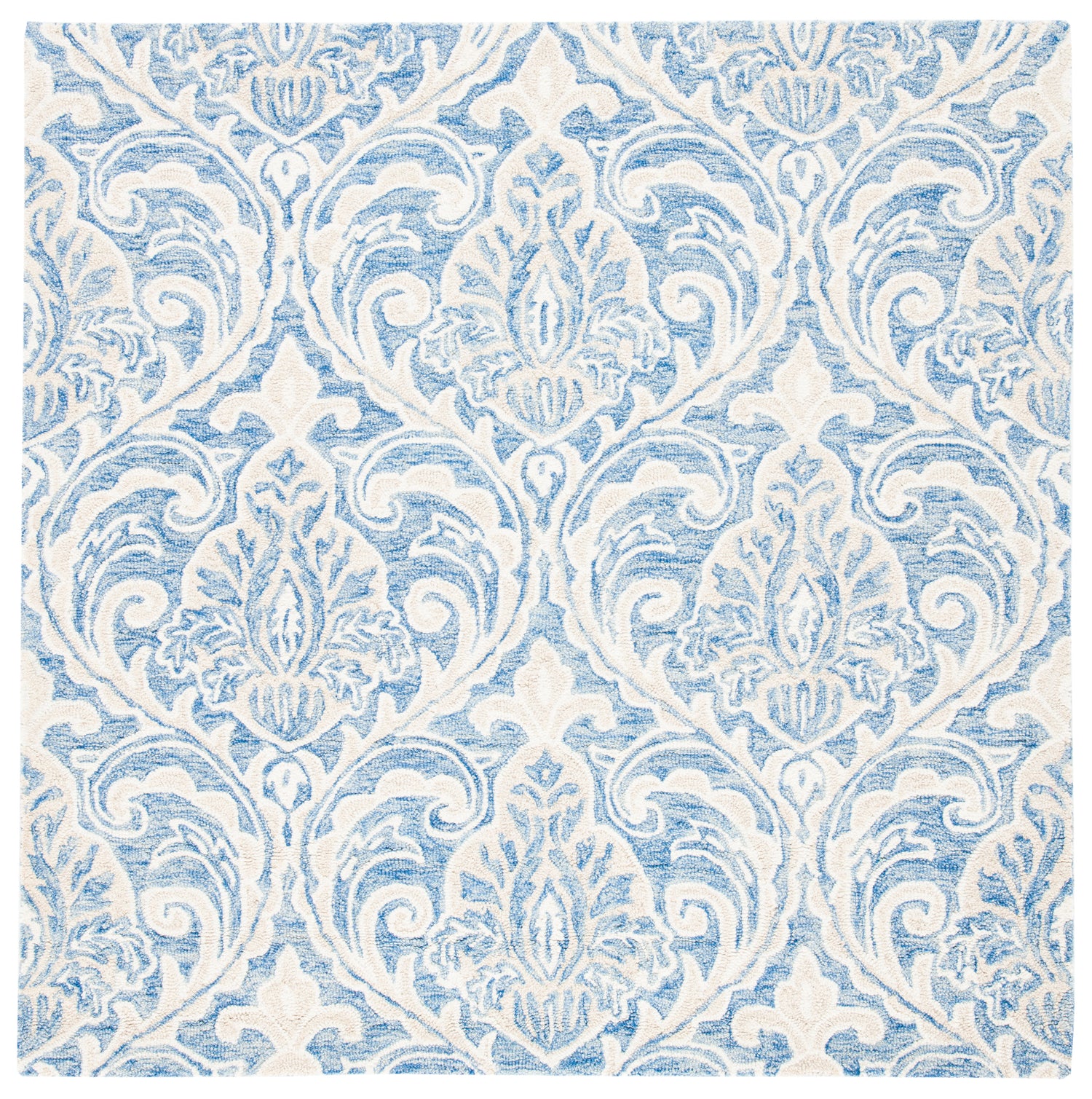 Safavieh Micro-Loop Mlp532M Blue/Ivory Rugs.