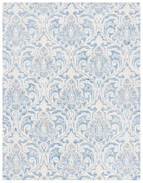 Safavieh Micro-Loop Mlp532M Blue/Ivory Rugs.