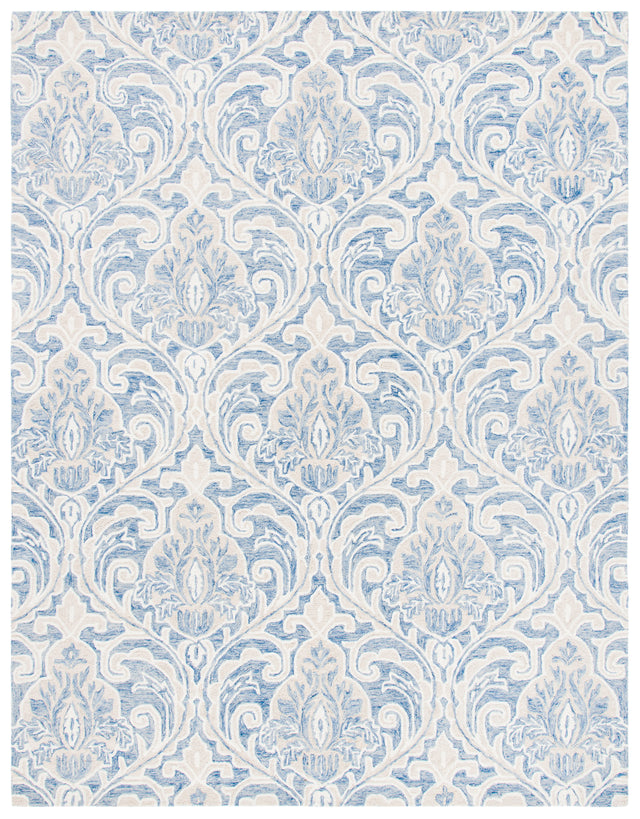Safavieh Micro-Loop Mlp532M Blue/Ivory Rugs.