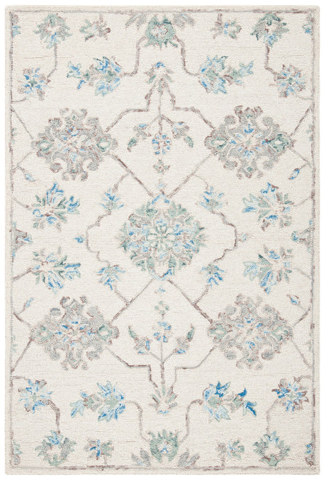 Safavieh Micro-Loop Mlp534F Ivory/Grey Rugs.