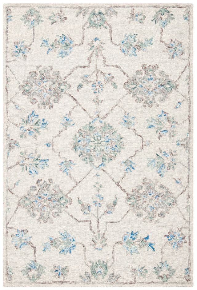 Safavieh Micro-Loop Mlp534F Ivory/Grey Rugs.