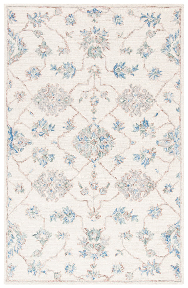 Safavieh Micro-Loop Mlp534F Ivory/Grey Rugs.