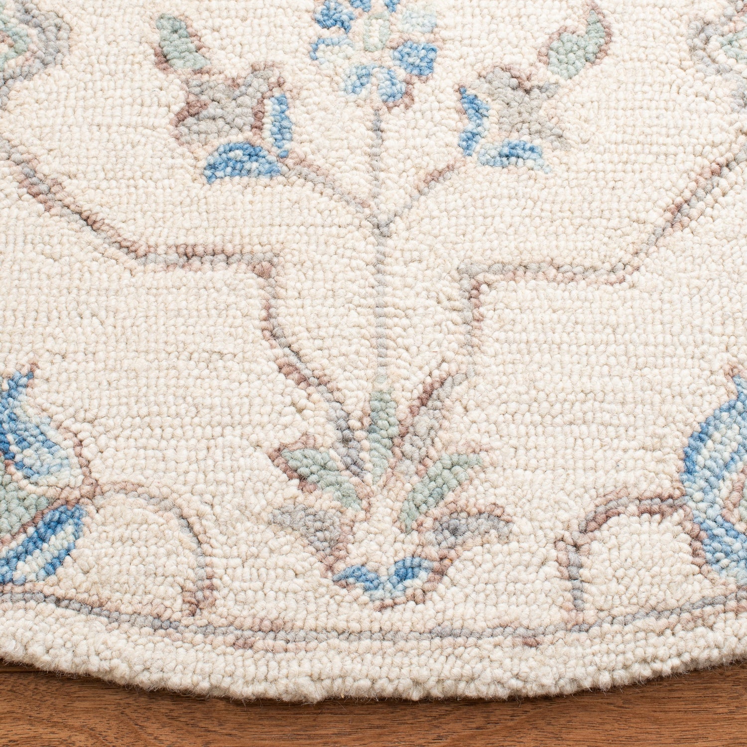 Safavieh Micro-Loop Mlp534F Ivory/Grey Rugs.