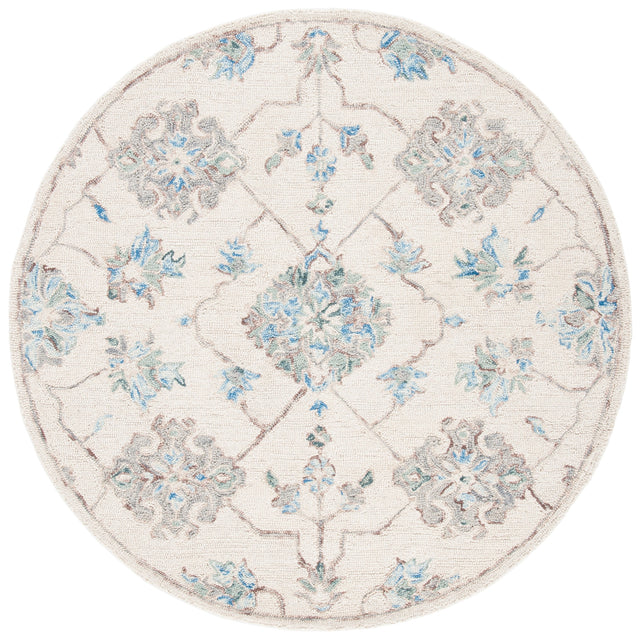 Safavieh Micro-Loop Mlp534F Ivory/Grey Rugs.