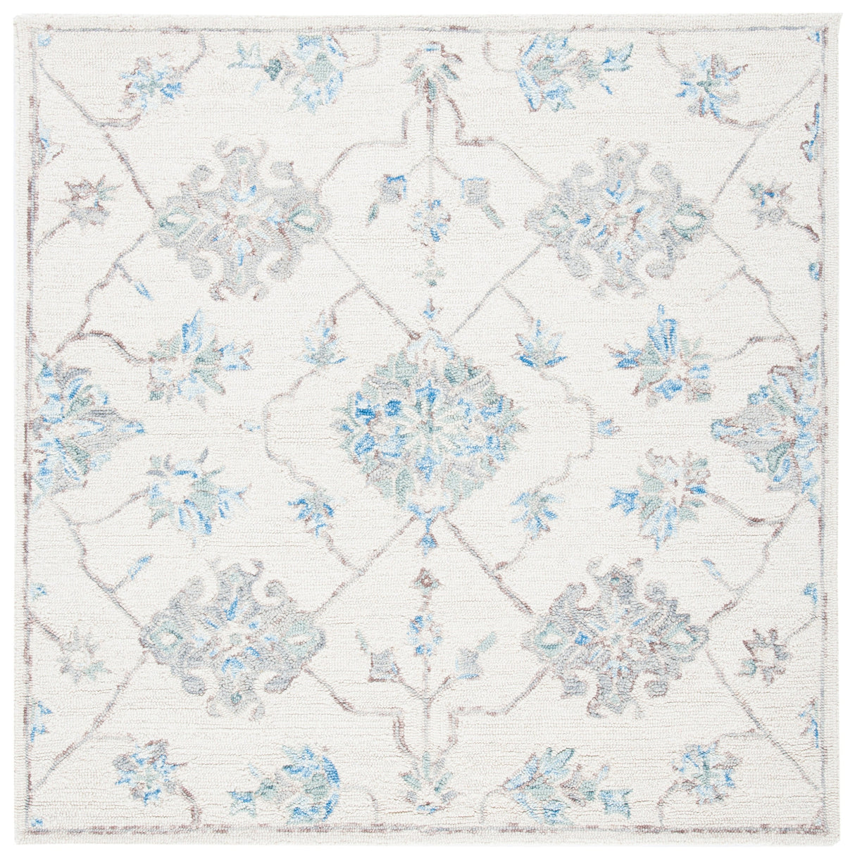 Safavieh Micro-Loop Mlp534F Ivory/Grey Rugs.