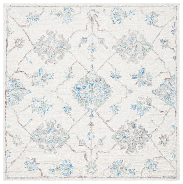 Safavieh Micro-Loop Mlp534F Ivory/Grey Rugs.