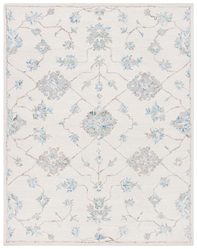 Safavieh Micro-Loop Mlp534F Ivory/Grey Rugs.