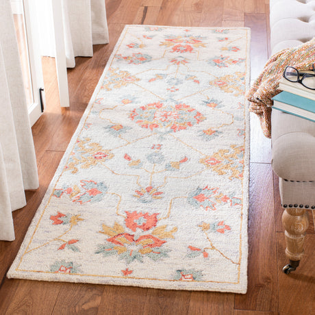 Safavieh Micro-Loop Mlp534G Silver/Red Rugs.
