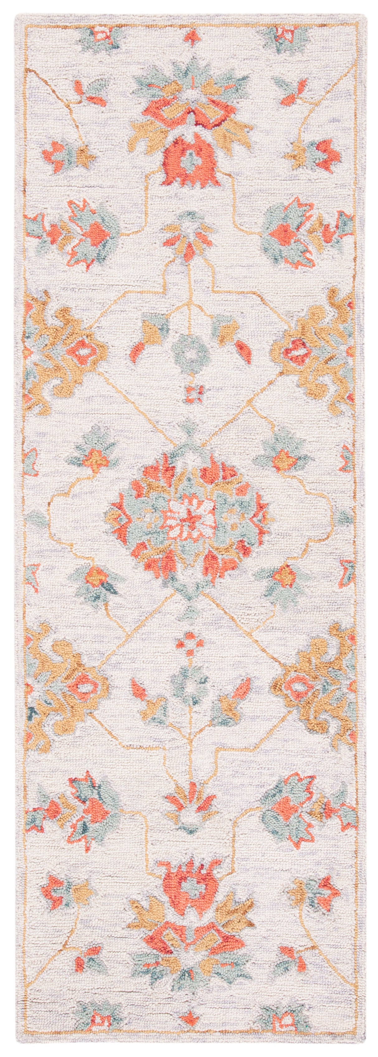 Safavieh Micro-Loop Mlp534G Silver/Red Rugs.