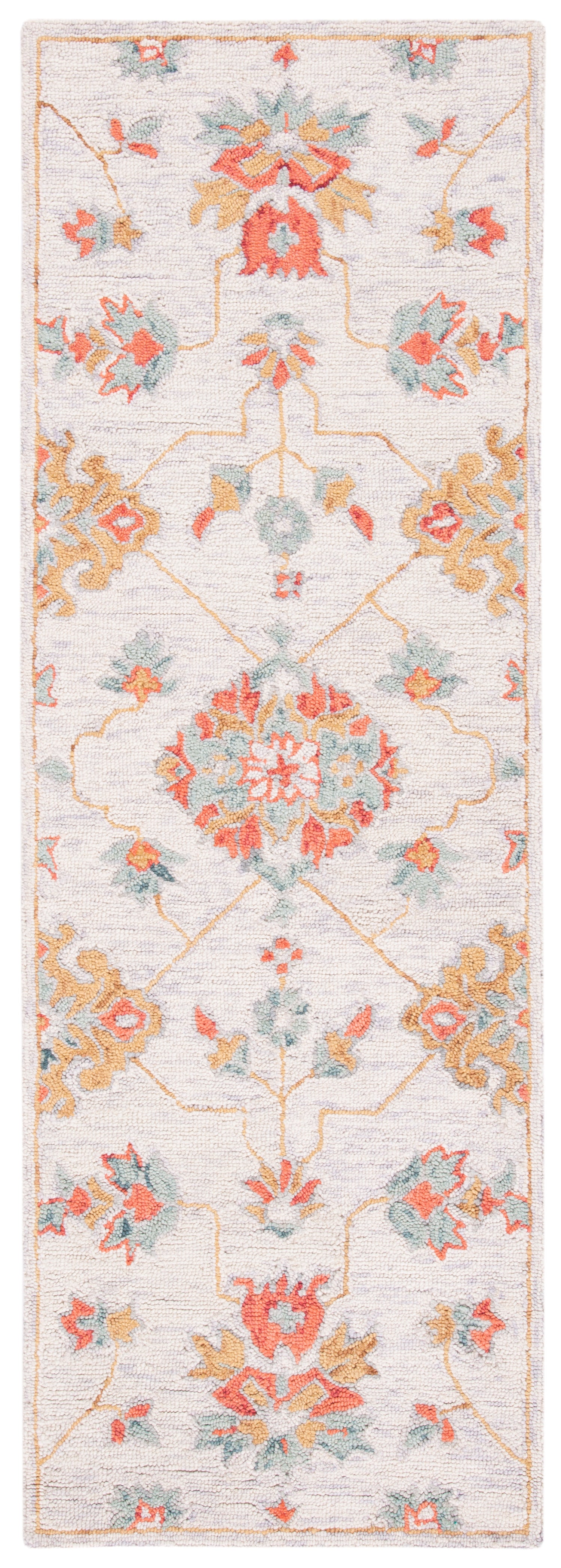 Safavieh Micro-Loop Mlp534G Silver/Red Rugs.