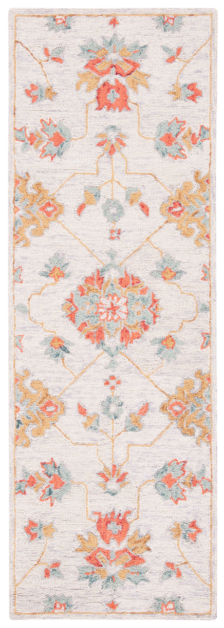 Safavieh Micro-Loop Mlp534G Silver/Red Rugs.