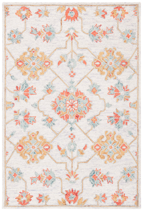 Safavieh Micro-Loop Mlp534G Silver/Red Rugs.