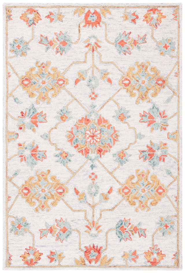 Safavieh Micro-Loop Mlp534G Silver/Red Rugs.