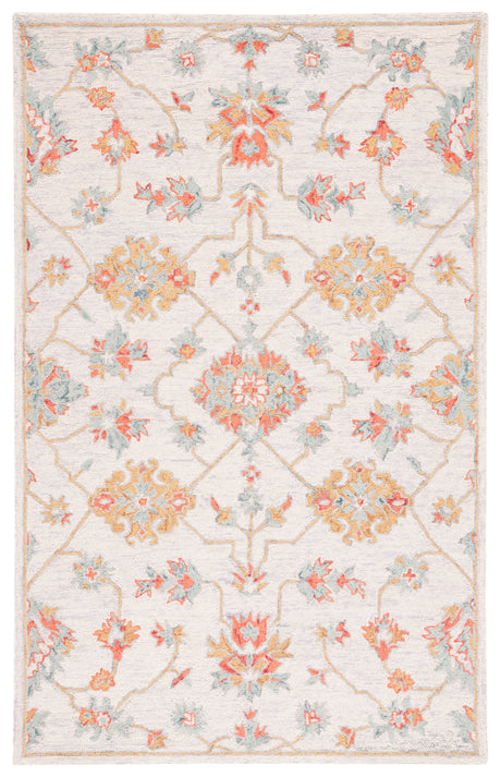 Safavieh Micro-Loop Mlp534G Silver/Red Rugs.