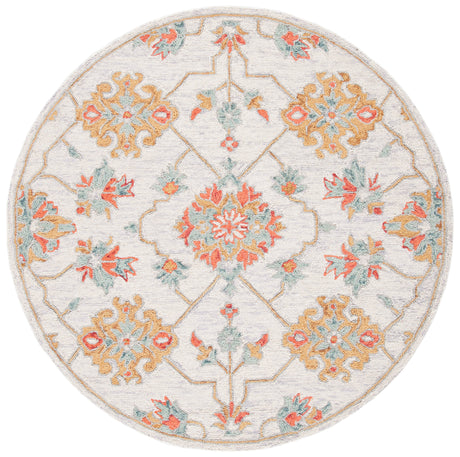 Safavieh Micro-Loop Mlp534G Silver/Red Rugs.